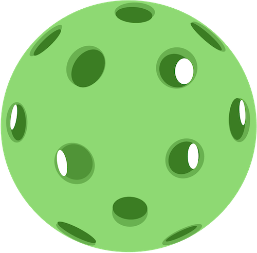 Green outdoor pickleball